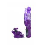 Mor Renkli İkili Dildo Vibratör