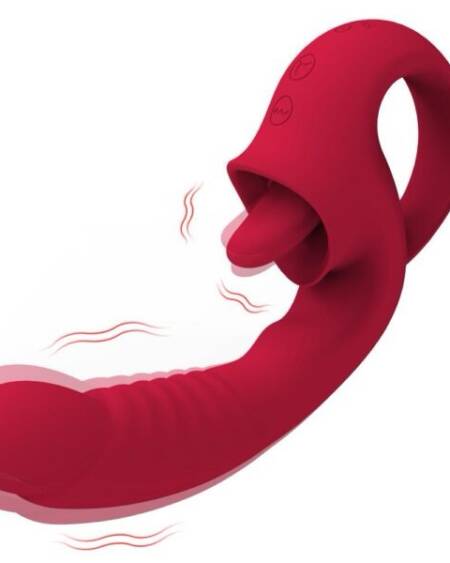 Kırmızı İkili Dildo