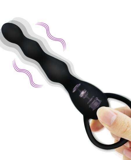 Kırmızı Renkli Top Dildo Vibratör