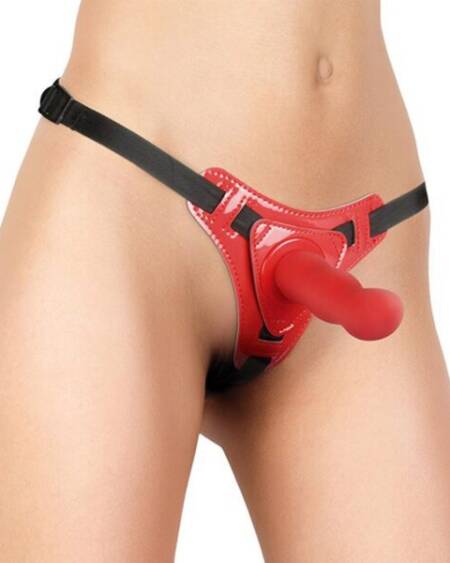 Kırmızı Dildo Strapon