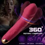 Pembe Renkli Dildo Vibratör